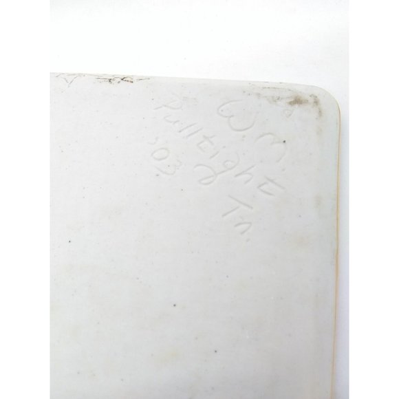 Beautiful Contemporary Modernist Rectangular Dish marked  WM Pulltight TN '03 - Picture 7 of 7